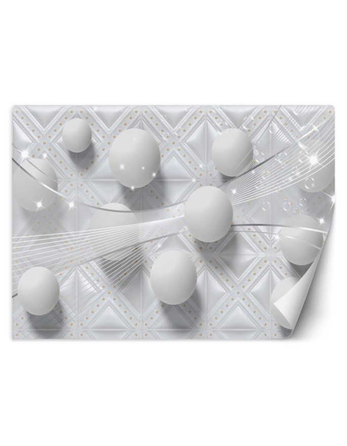 Depth effect wall murals - Balls texture 3D | FEEBY