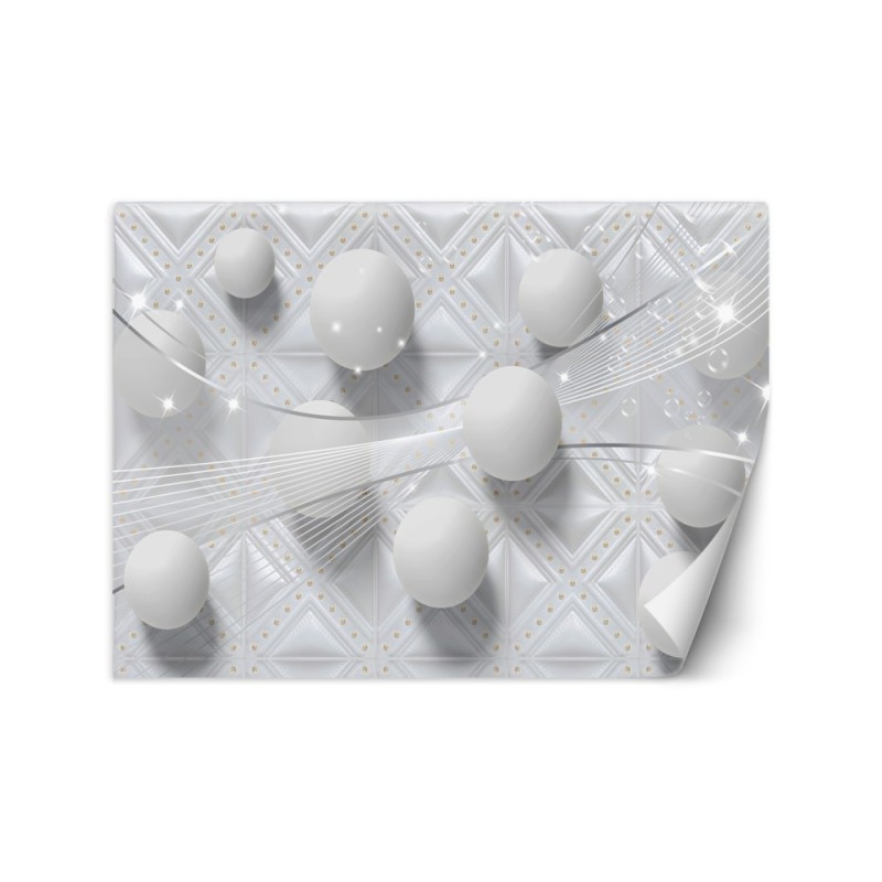 Depth effect wall murals - Balls texture 3D | FEEBY