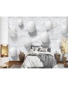 Depth effect wall murals - Balls texture 3D | FEEBY
