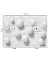 Depth effect wall murals - Balls texture 3D | FEEBY