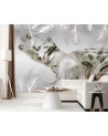 Exclusive wall murals - Palm leaves tropical abstraction | FEEBY