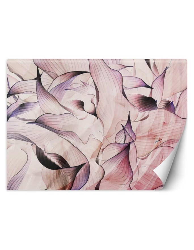 Inspirational wall murals - Violet leaves plant | FEEBY