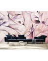 Inspirational wall murals - Violet leaves plant | FEEBY