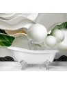 Depth effect wall murals - Abstract waves balls 3D | FEEBY