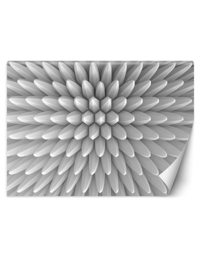 Depth effect wall mural - Abstract spikes texture 3D | FEEBY