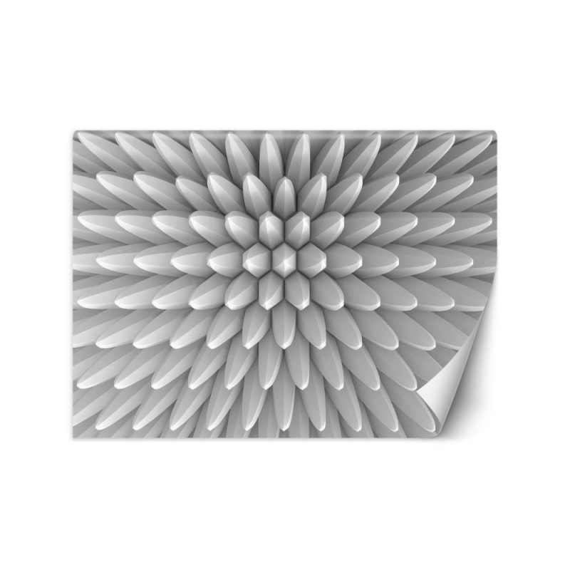 Depth effect wall mural - Abstract spikes texture 3D | FEEBY