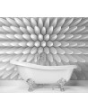 Depth effect wall mural - Abstract spikes texture 3D | FEEBY