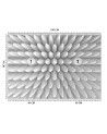 Depth effect wall mural - Abstract spikes texture 3D | FEEBY