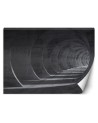 Depth effect Wallpapers - Grey tunnel 3D | FEEBY