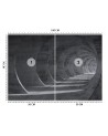 Depth effect Wallpapers - Grey tunnel 3D | FEEBY