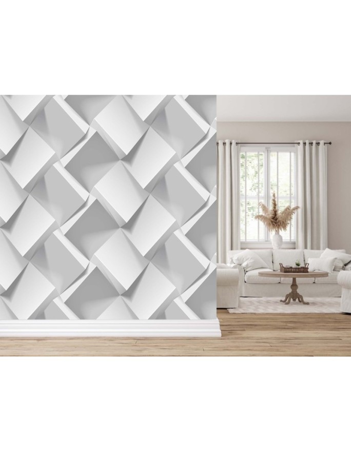 3D texture Wallpapers - Grey illusion 3D | FEEBY