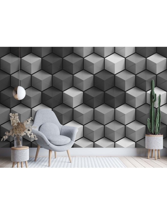 Depth effect Wallpapers - Abstract cubes 3D | FEEBY