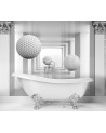 Depth effect Wallpapers - 3D spheres in a tunnel | FEEBY