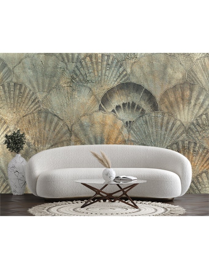 Modern Wallpapers - Grey fan concrete | FEEBY