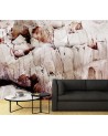Inspirational Wallpapers - Glass beige abstract | FEEBY