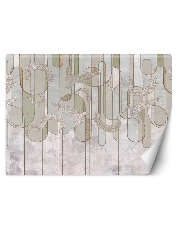 Wallpapers - Scandinavian minimalist abstraction in beige | FEEBY