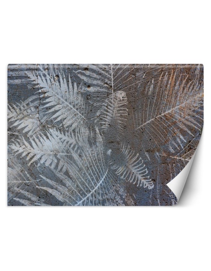 Wall mural Palm leaves on...