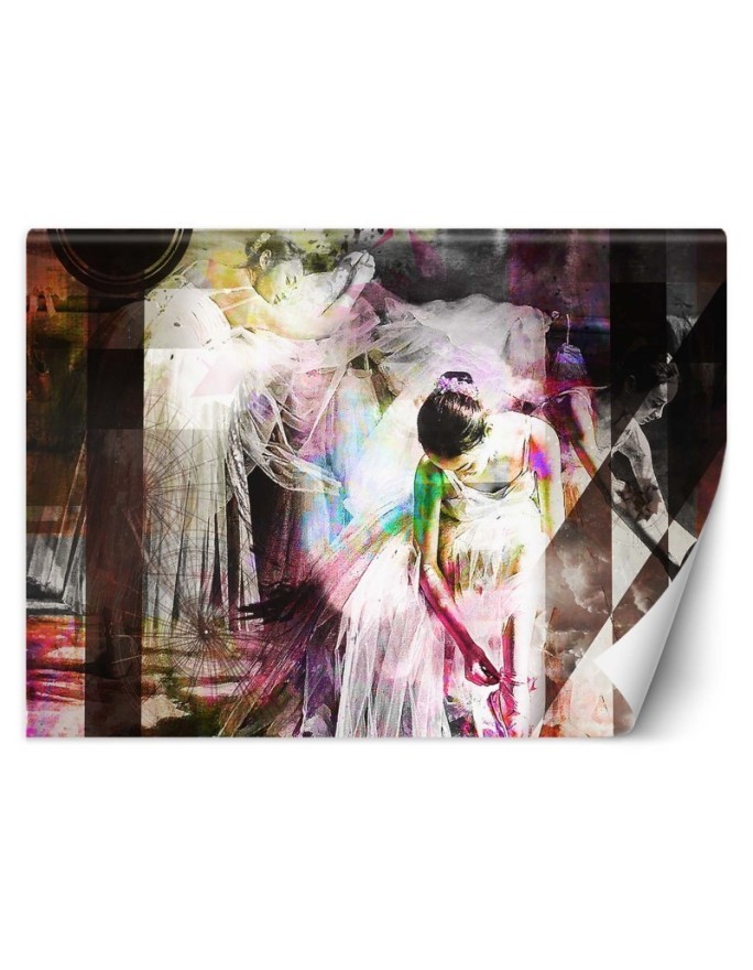 Inspirational wall murals - Ballerinas abstract | FEEBY