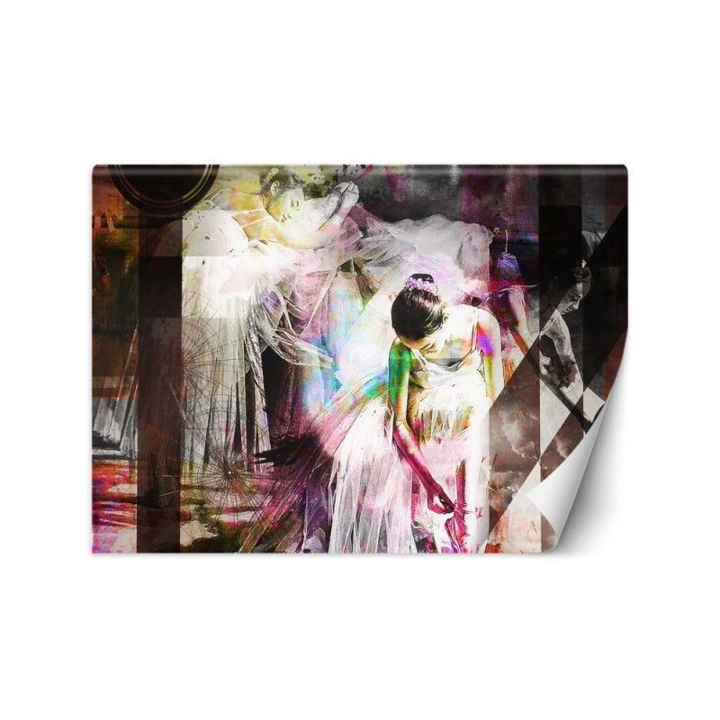 Inspirational wall murals - Ballerinas abstract | FEEBY