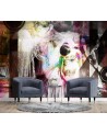 Inspirational wall murals - Ballerinas abstract | FEEBY