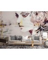 Inspirational wall murals - Woman abstract watercolour painting | FEEBY