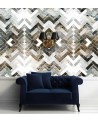 Modern wall murals - Geometric pattern | FEEBY