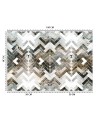 Modern wall murals - Geometric pattern | FEEBY