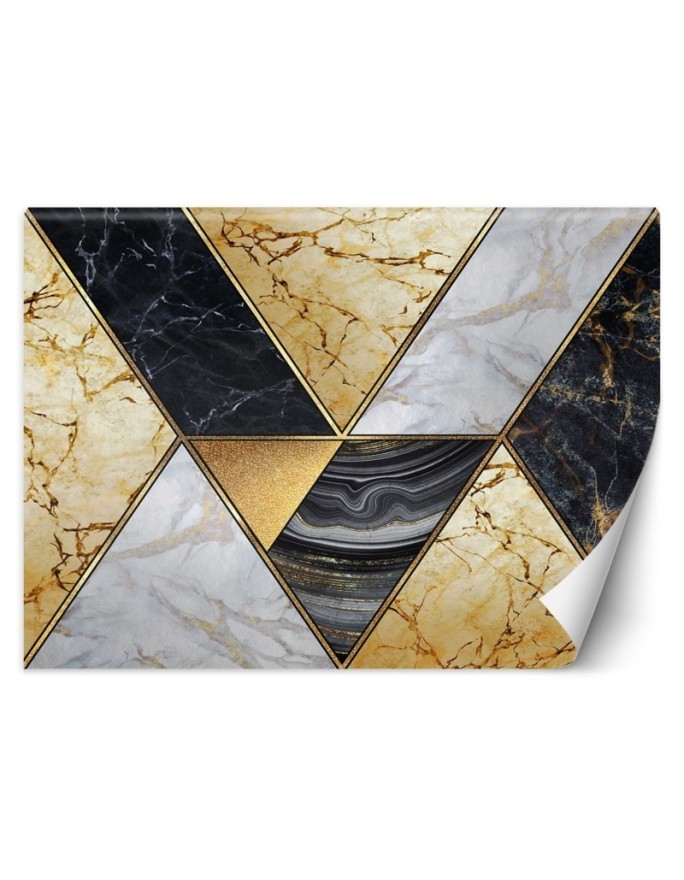 Original wall murals - Marble gold texture | FEEBY