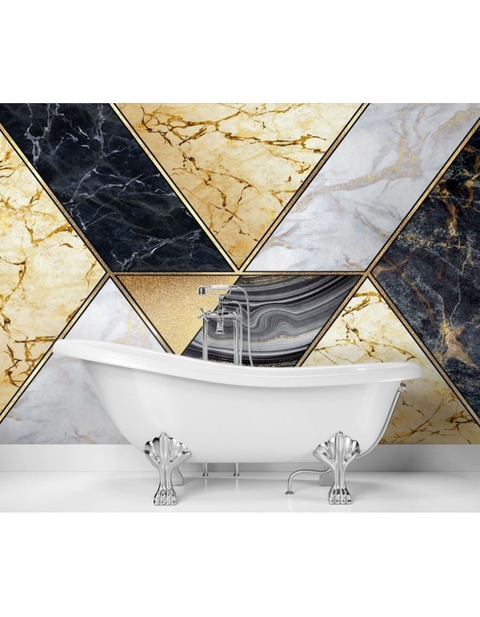 Original wall murals - Marble gold texture | FEEBY