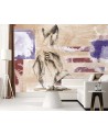 Unique wall murals - Woman abstract boho | FEEBY