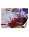 Modern wall mural - Woman in red dress abstract | FEEBY