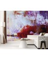 Modern wall mural - Woman in red dress abstract | FEEBY