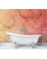 Elegant wall murals - Rose gold marble abstraction | FEEBY