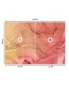 Elegant wall murals - Rose gold marble abstraction | FEEBY