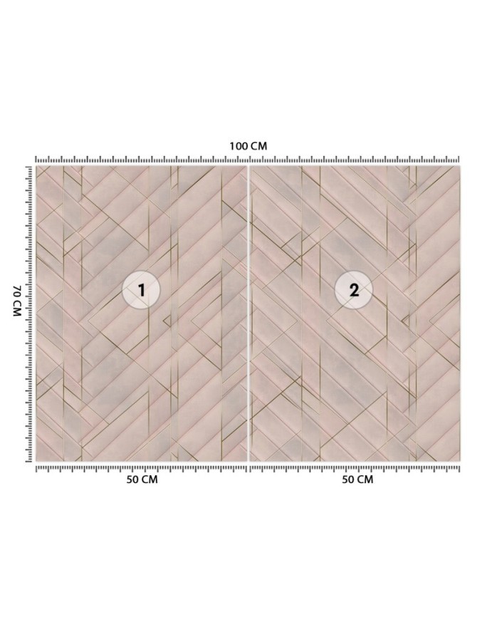 Stylish wall murals - Geometric pattern | FEEBY