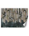 Inspirational wall murals - Boho floral abstraction | FEEBY