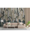 Inspirational wall murals - Boho floral abstraction | FEEBY