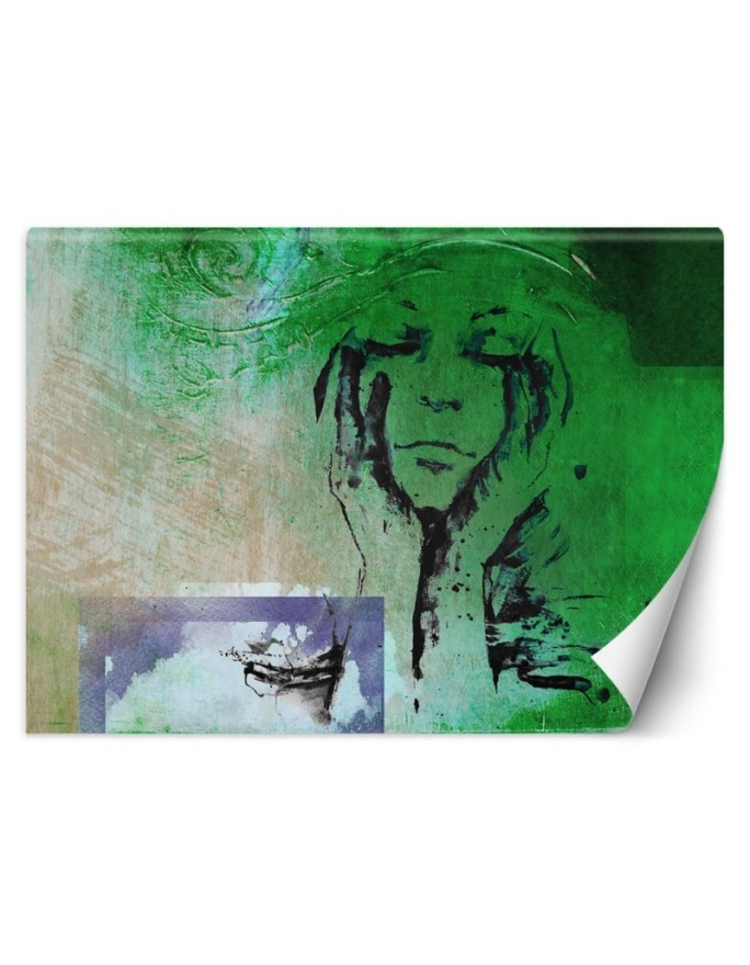 Beautiful wall murals - Wrapped hands woman abstract | FEEBY