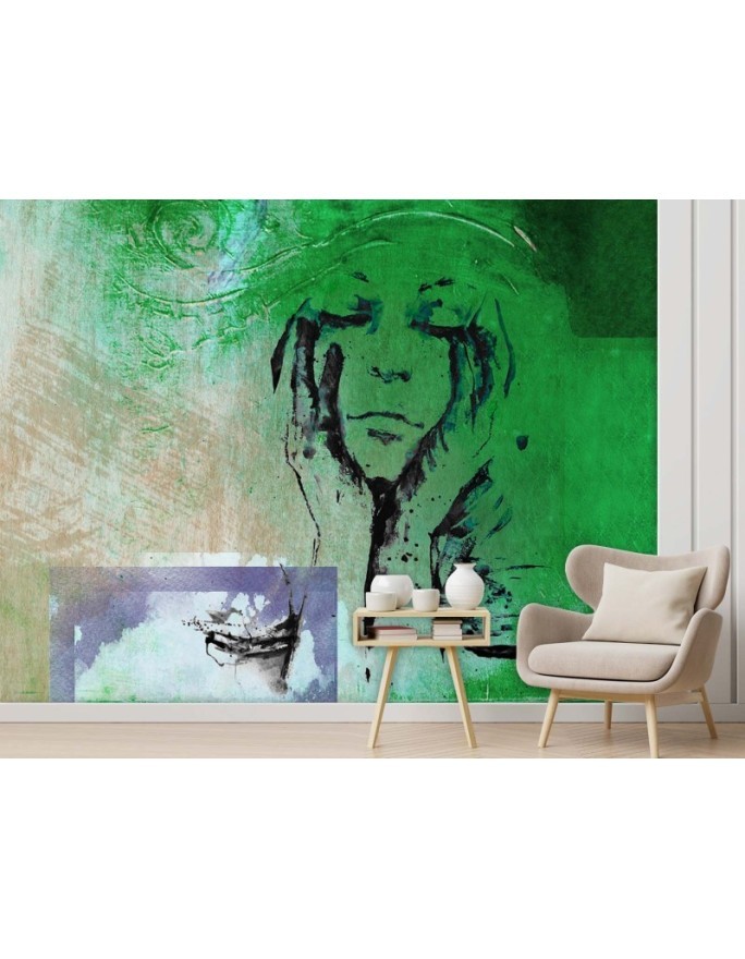 Beautiful wall murals - Wrapped hands woman abstract | FEEBY