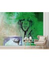Beautiful wall murals - Wrapped hands woman abstract | FEEBY