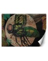 Wall mural - Green fly and moon graffiti on wall | FEEBY