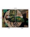 Wall mural - Green fly and moon graffiti on wall | FEEBY