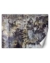 Modern wall murals - Golden fern leaves | FEEBY