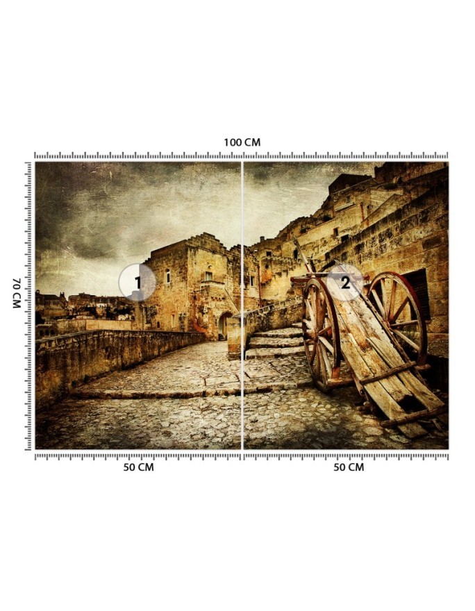 Architectural wall murals - Historic Tuscan Ruins | FEEBY