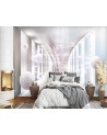 Depth effect wall mural - Swirling balls tunnel 3D | FEEBY