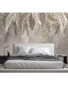 Modern wall mural - Palm leaves 3D | FEEBY