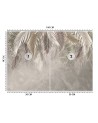 Modern wall mural - Palm leaves 3D | FEEBY