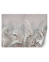 Original wall mural - Palm leaves 3D beige | FEEBY