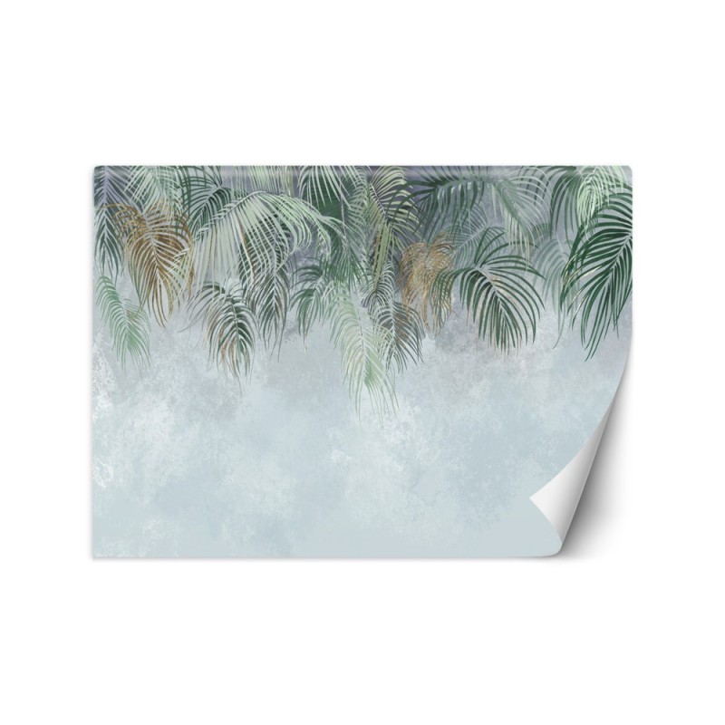 Original Wallpapers - Palm leaves 3D | FEEBY