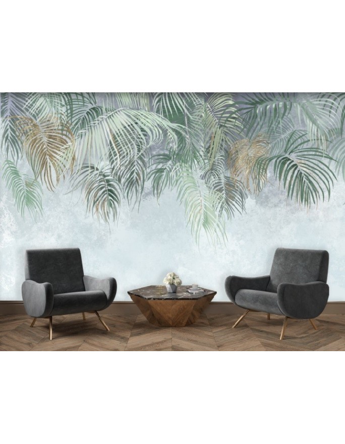 Original Wallpapers - Palm leaves 3D | FEEBY